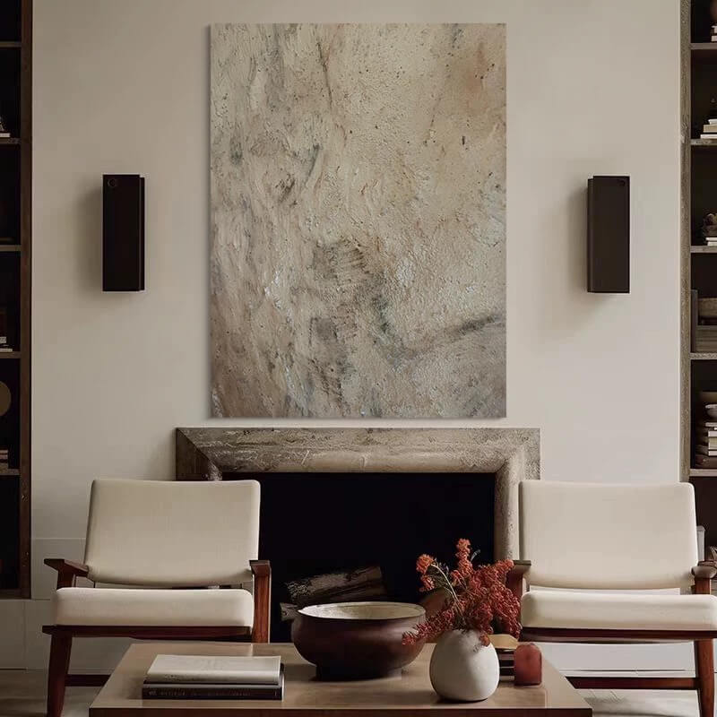 Wabi-Sabi Canvas Oil Painting Wall Art Decor #WABS1728