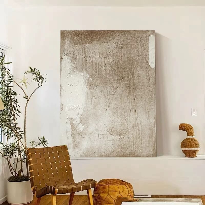 Wabi-Sabi Canvas Oil Painting Wall Art Decor #WABS1731
