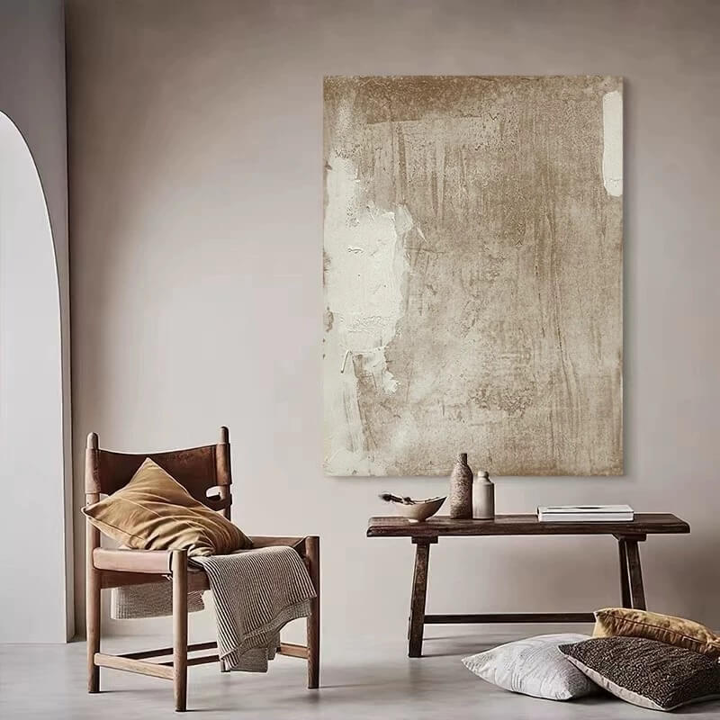 Wabi-Sabi Canvas Oil Painting Wall Art Decor #WABS1731