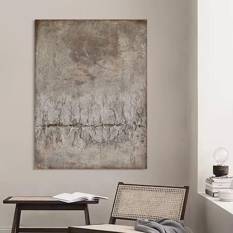 Wabi-Sabi Canvas Oil Painting Wall Art Decor #WABS1734