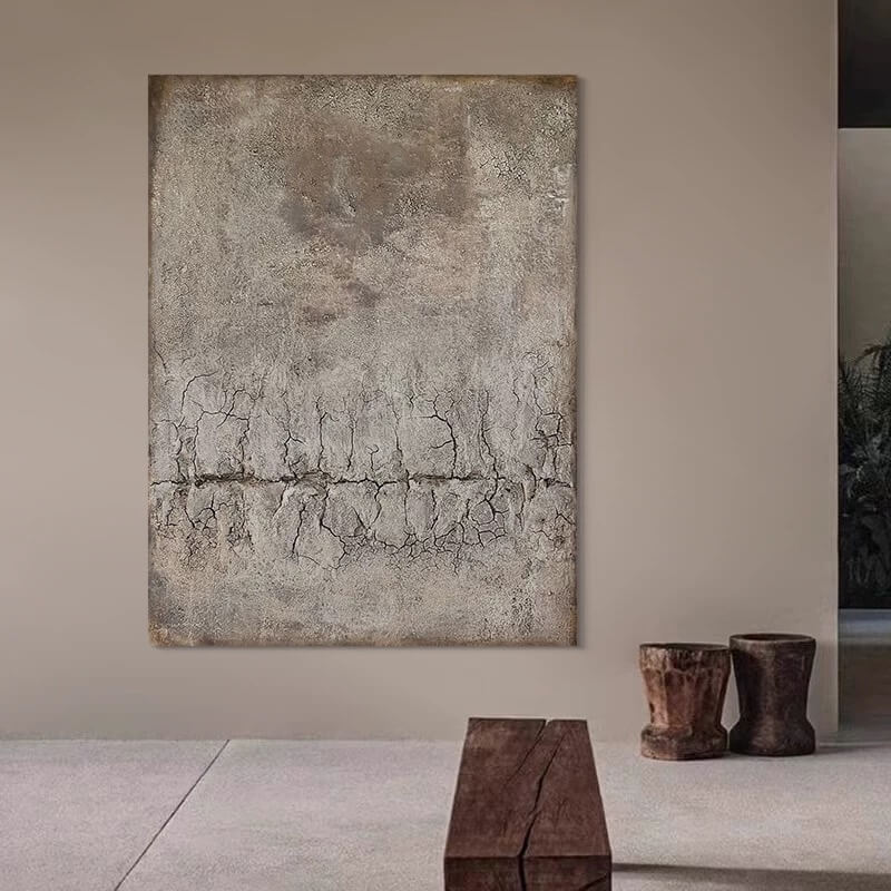 Wabi-Sabi Canvas Oil Painting Wall Art Decor #WABS1734