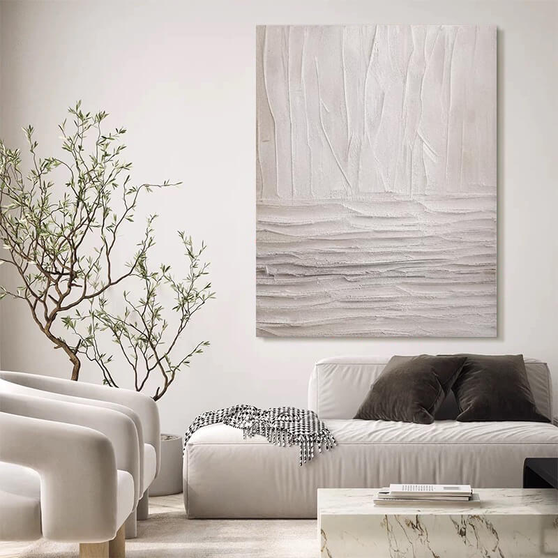 Wabi-Sabi Canvas Oil Painting Wall Art Decor #WABS1736