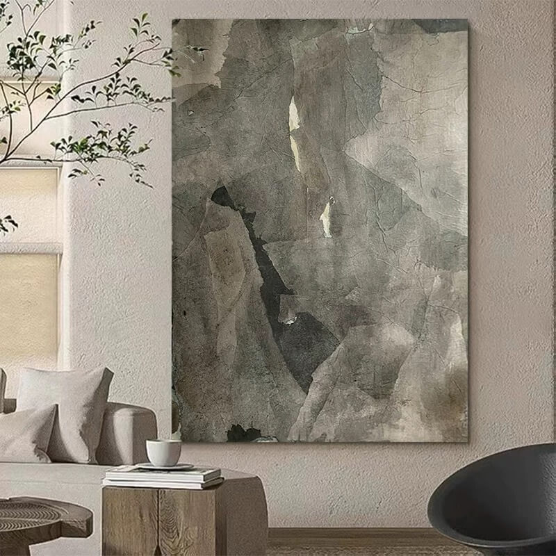 Wabi-Sabi Canvas Oil Painting Wall Art Decor #WABS1739