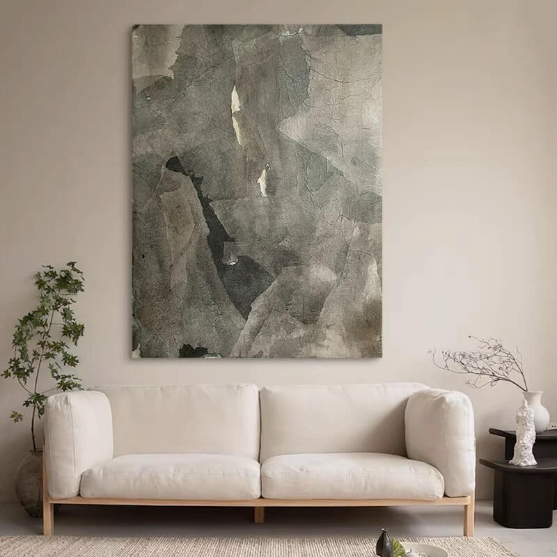 Wabi-Sabi Canvas Oil Painting Wall Art Decor #WABS1739