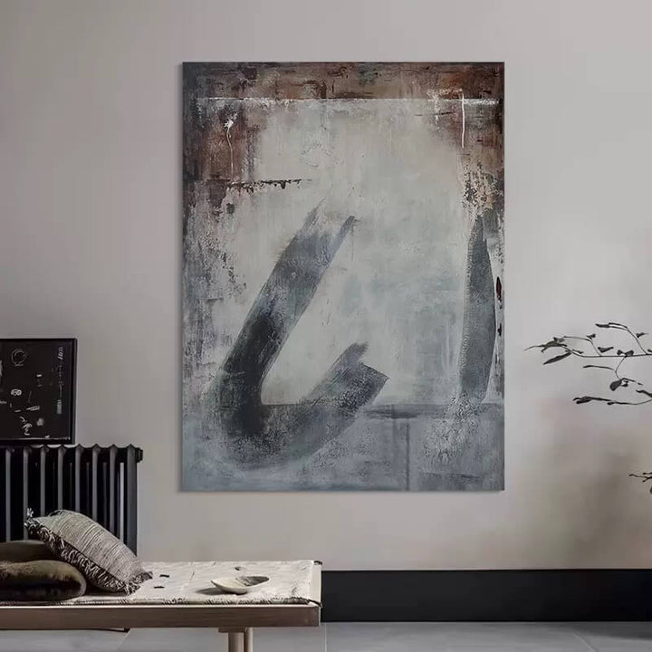 Wabi-Sabi Canvas Oil Painting Wall Art Decor #WABS1740