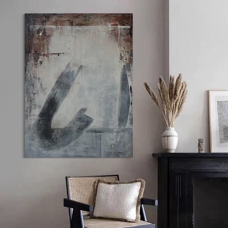 Wabi-Sabi Canvas Oil Painting Wall Art Decor #WABS1740