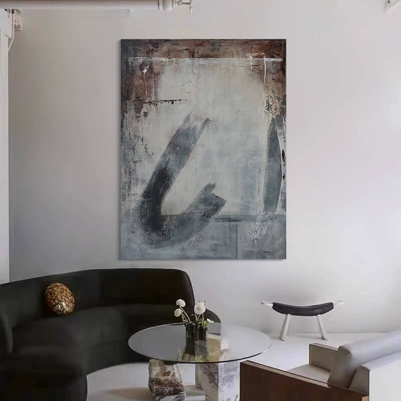 Wabi-Sabi Canvas Oil Painting Wall Art Decor #WABS1740