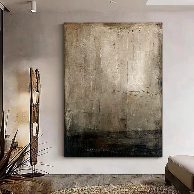 Wabi-Sabi Canvas Oil Painting Wall Art Decor #WABS1741