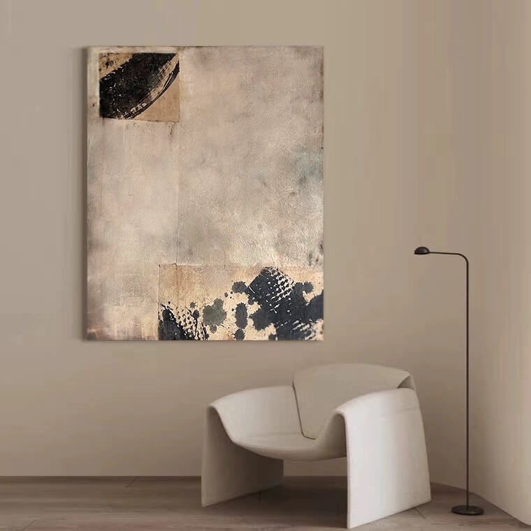 Wabi-Sabi Canvas Oil Painting Wall Art Decor #WABS1742