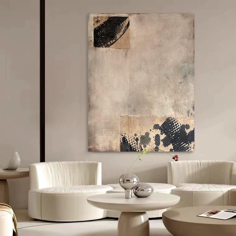 Wabi-Sabi Canvas Oil Painting Wall Art Decor #WABS1742