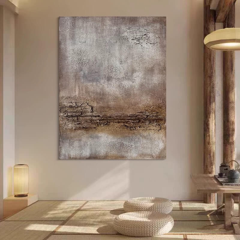 Wabi-Sabi Canvas Oil Painting Wall Art Decor #WABS1746