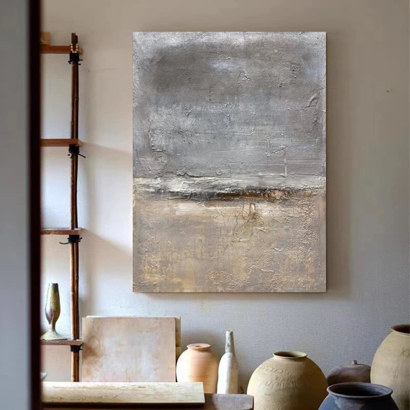 Wabi-Sabi Canvas Oil Painting Wall Art Decor #WABS1747