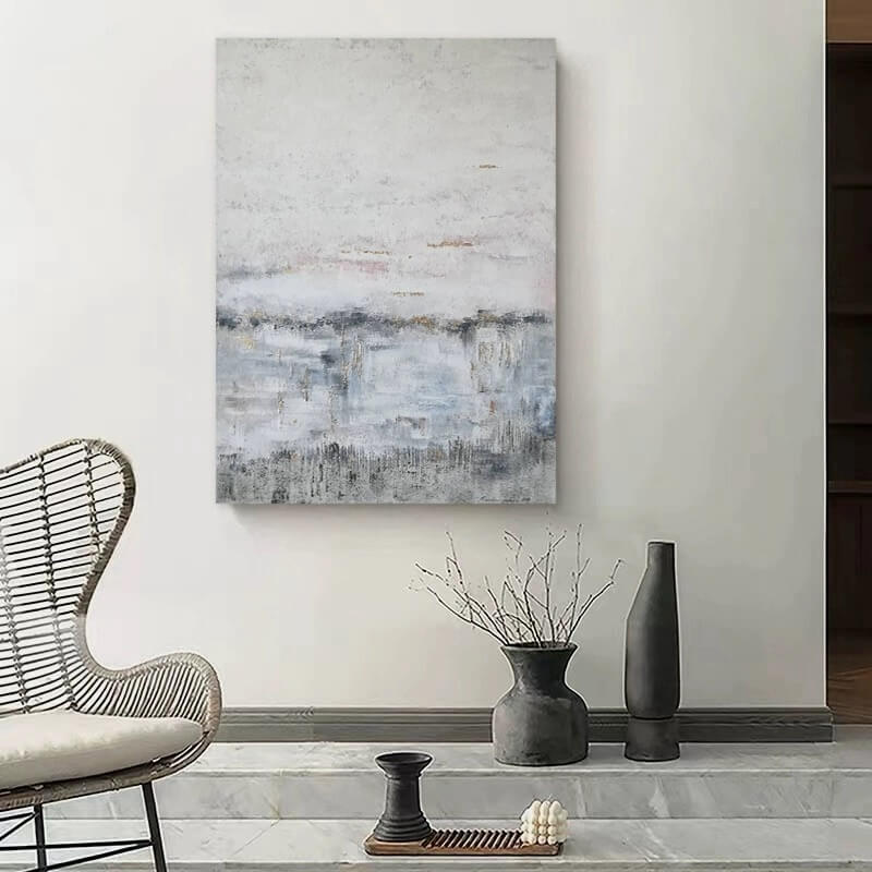 Wabi-Sabi Canvas Oil Painting Wall Art Decor #WABS1748