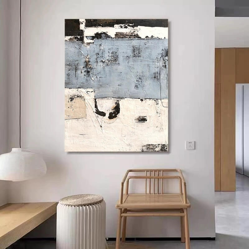 Wabi-Sabi Canvas Oil Painting Wall Art Decor #WABS1756