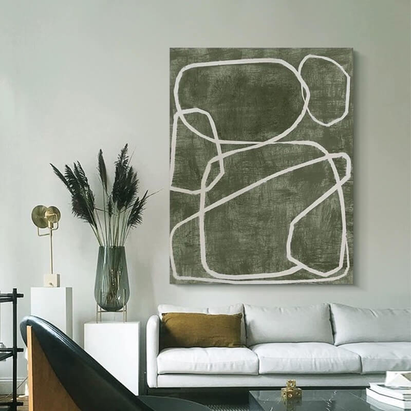 Wabi-Sabi Canvas Oil Painting Wall Art Decor #WABS1766