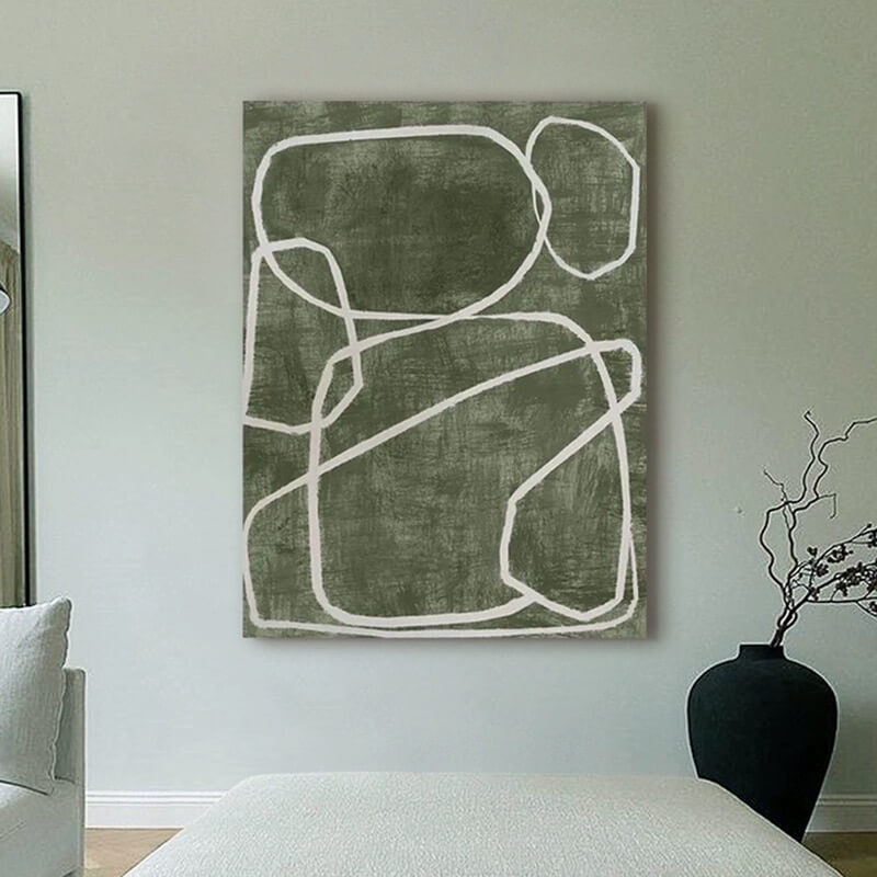 Wabi-Sabi Canvas Oil Painting Wall Art Decor #WABS1766