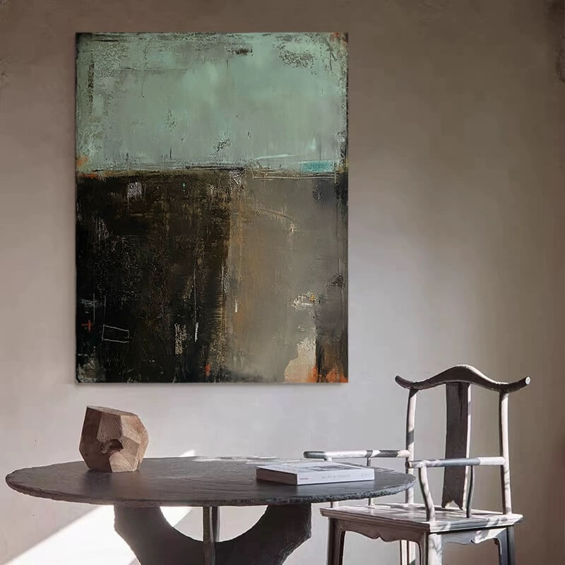 Wabi-Sabi Canvas Oil Painting Wall Art Decor #WABS1777