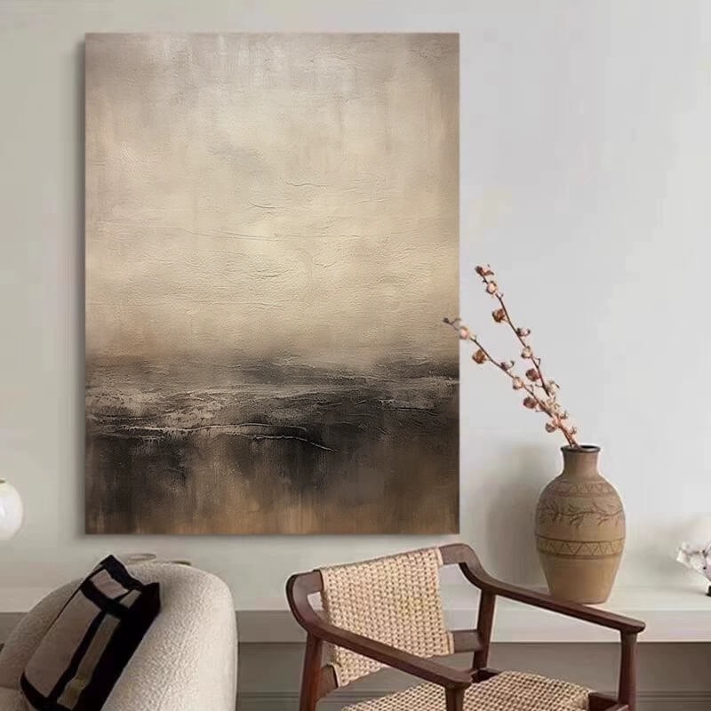 Wabi-Sabi Canvas Oil Painting Wall Art Decor #WABS1784