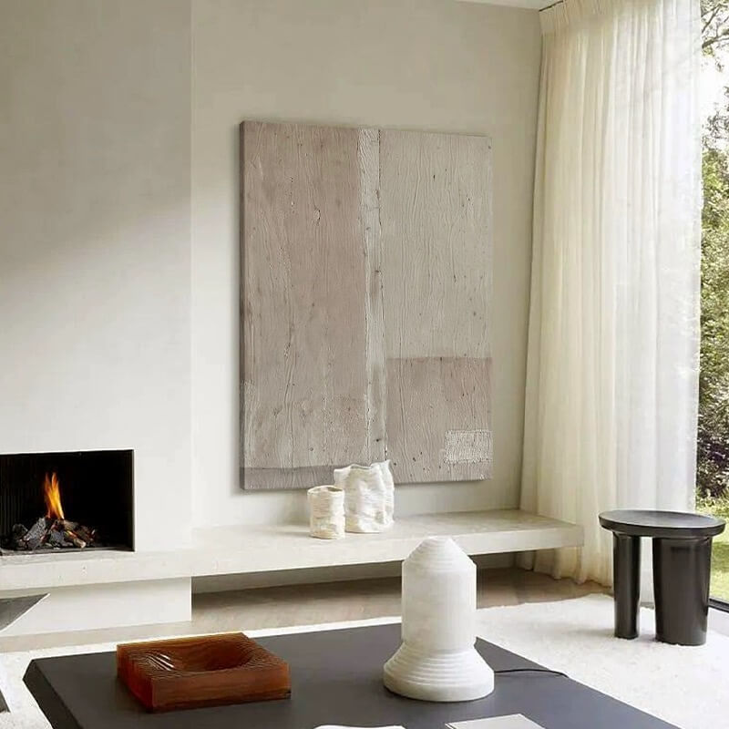 Wabi-Sabi Canvas Oil Painting Wall Art Decor #WABS1787