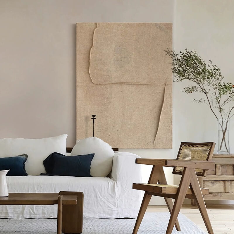 Wabi-Sabi Canvas Oil Painting Wall Art Decor #WABS1792