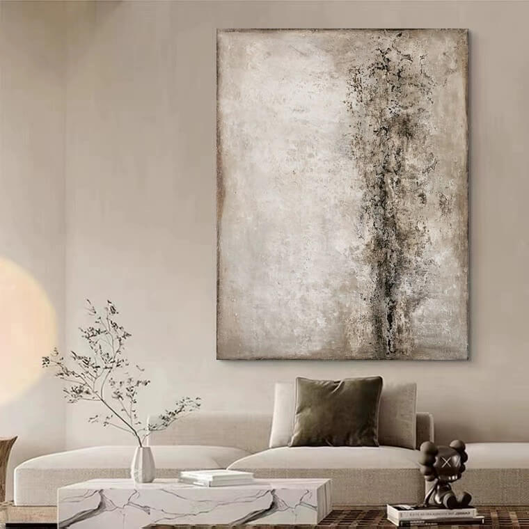 Wabi-Sabi Canvas Oil Painting Wall Art Decor #WABS1794