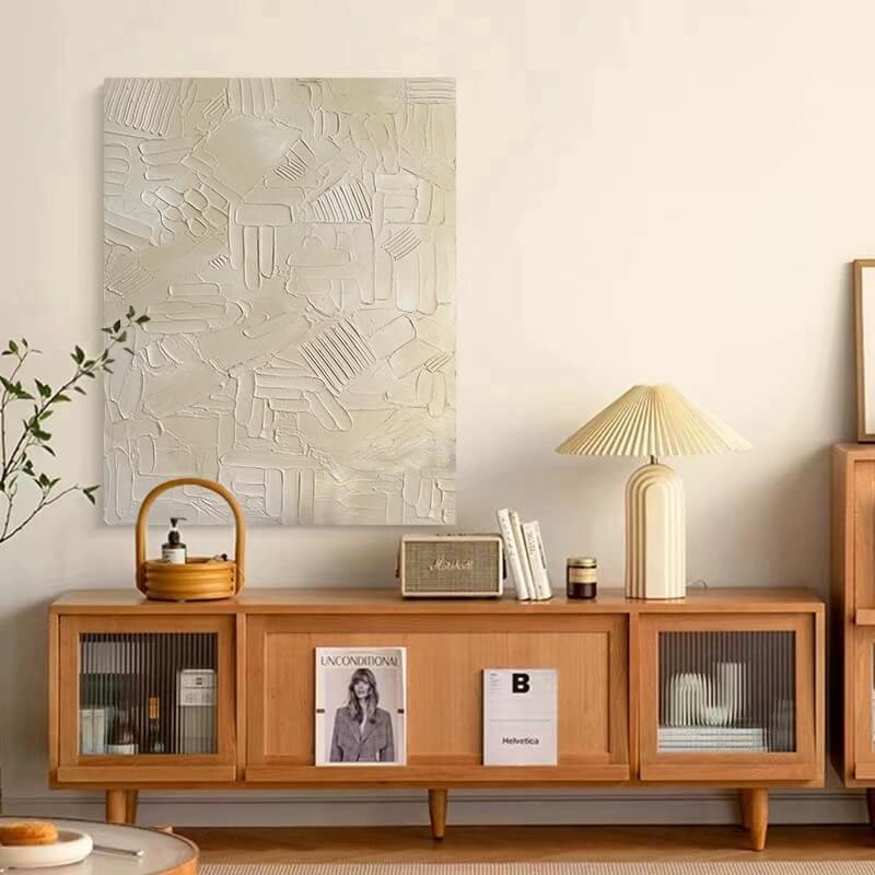 Wabi-Sabi Canvas Oil Painting Wall Art Decor #WABS1795