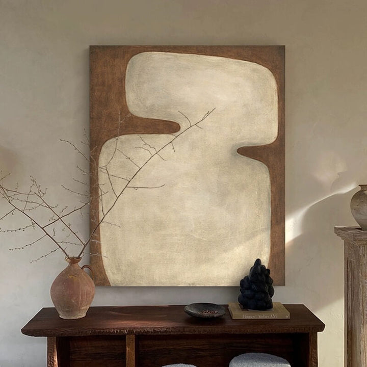 Wabi-Sabi Canvas Oil Painting Wall Art Decor #WABS1796