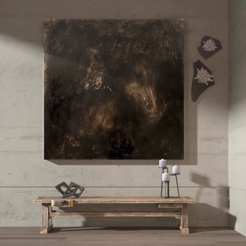 Wabi-Sabi Canvas Oil Painting Wall Art Decor #ABS1806