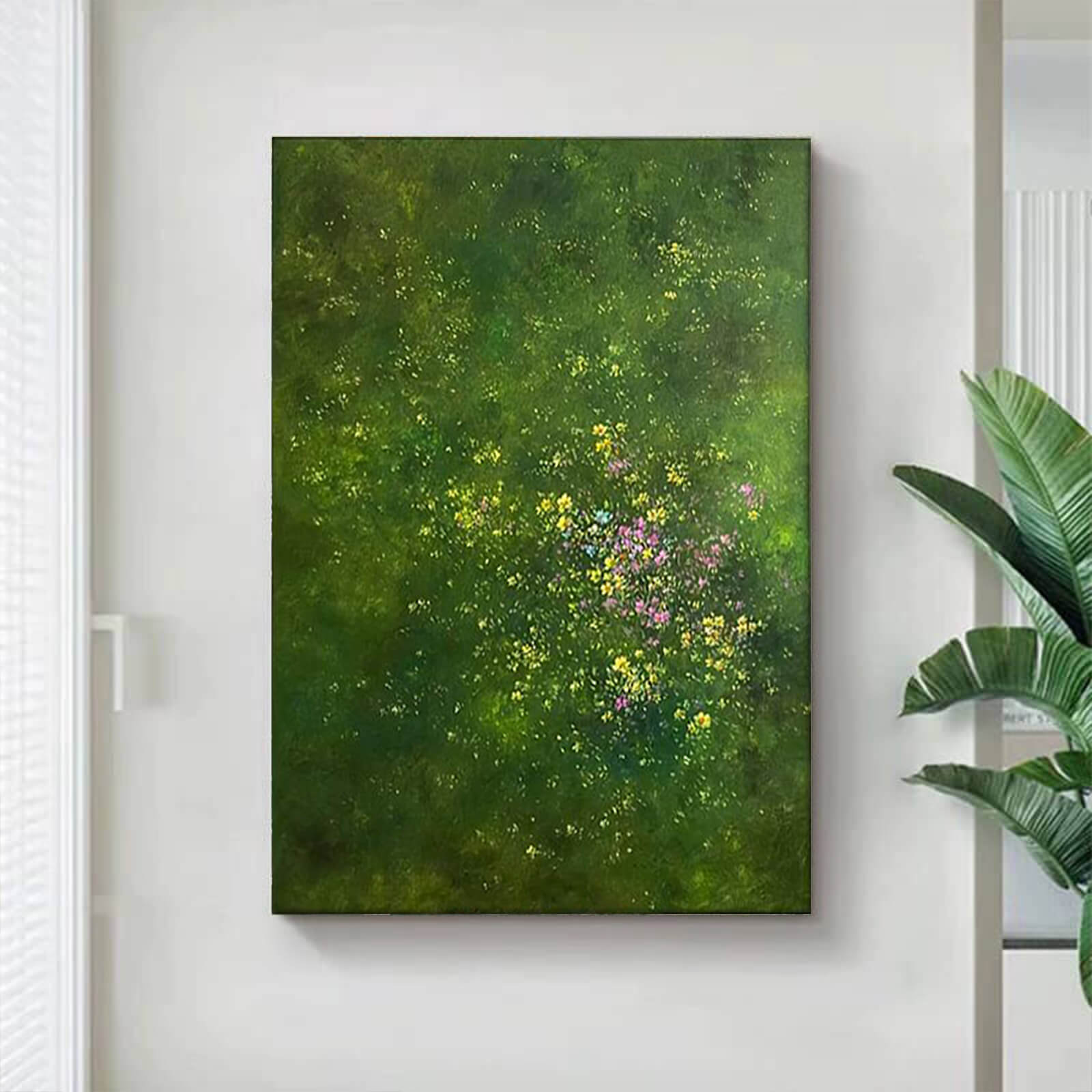 Wildflower Canvas Oil Painting Wall Art Decor #GLF1779