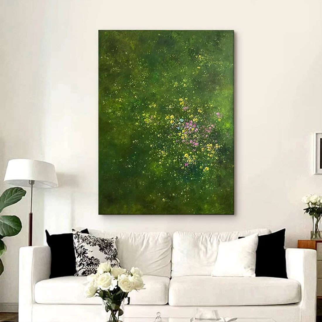 Wildflower Canvas Oil Painting Wall Art Decor #GLF1779