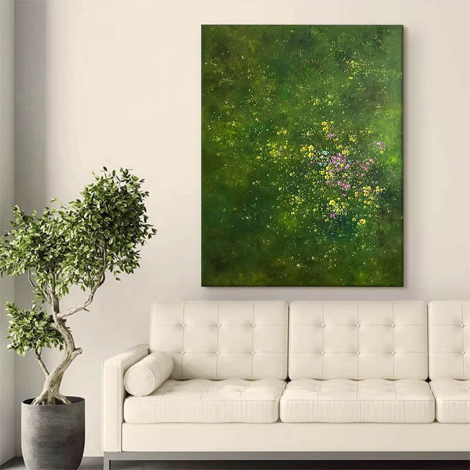 Wildflower Canvas Oil Painting Wall Art Decor #GLF1779